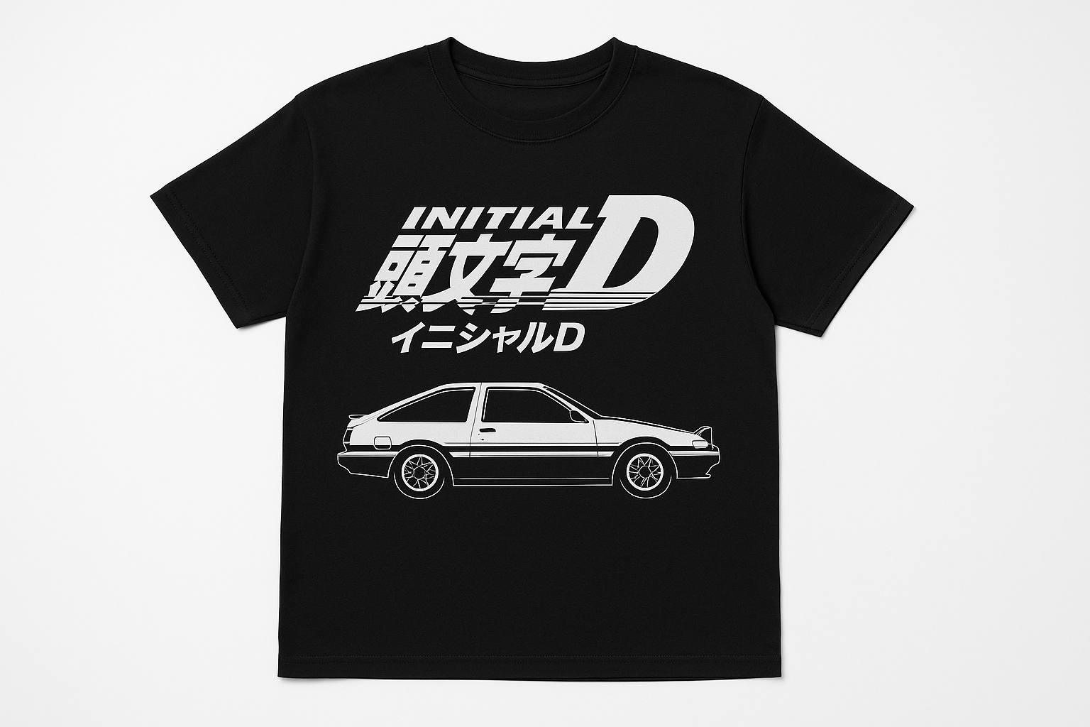 Initial D themed t-shirt