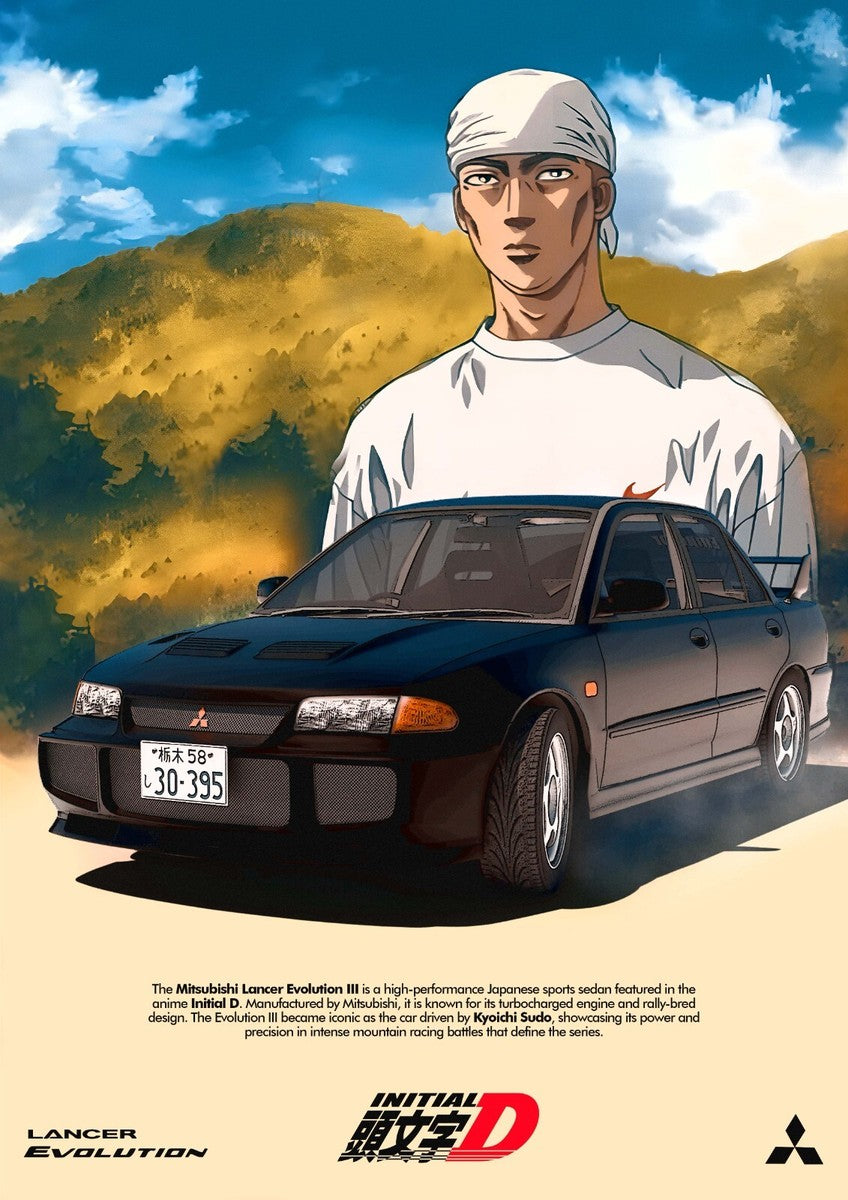 Initial D Character Card - Kyoichi Sudo (EVO III)